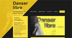 Desktop Screenshot of danserlibre.com